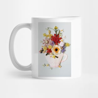 Printed Tea pot flower Mug